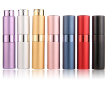 Atomizer Twist Aluminum Travel Glass Perfume Bottle