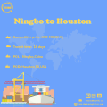 Frete oceano de Ningbo para Houston