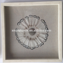 Decorative 3D Shadow Box Feather wall art
