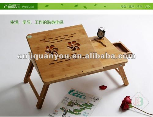 Bamboo multi-function laptop table