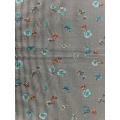 Check Flower Rayon Poplin shuttle 45S Printing Fabric