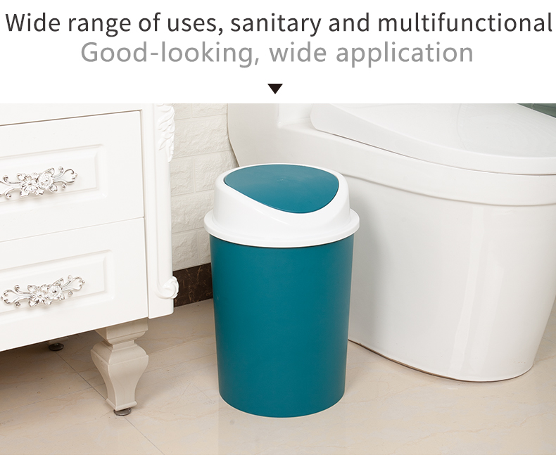 Factory Customized Wholesale Household Kitchen Bedroom Living Room Trash Can Bathroom Sanitary Bin Office Trash Can