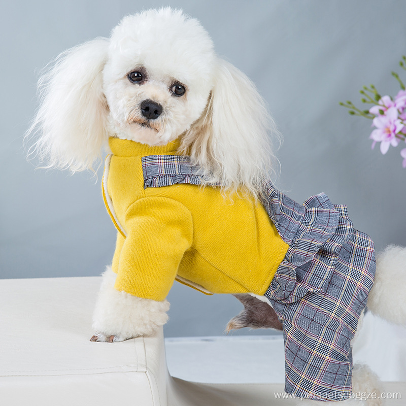 2020 new wholesale princess style winter dog clothes