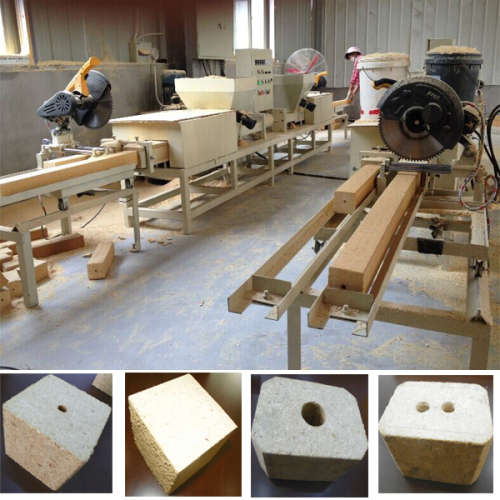 Factory Price Wood Shaving Block Making Machine