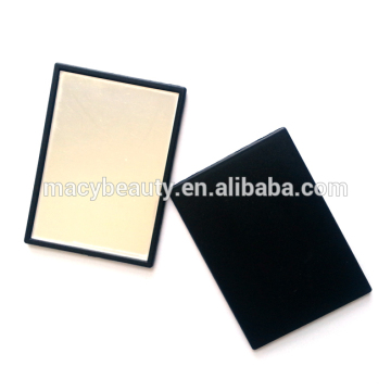 Plastic square pocket mirror