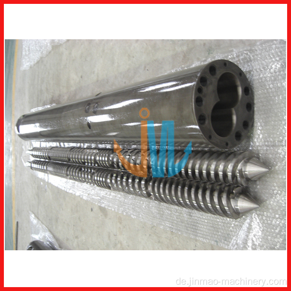 AMUT 92 Parallel-Doppelschnecke und Zylinder für PVC-Rohr