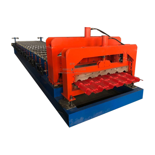 Glazed tile roof sheet forming machine