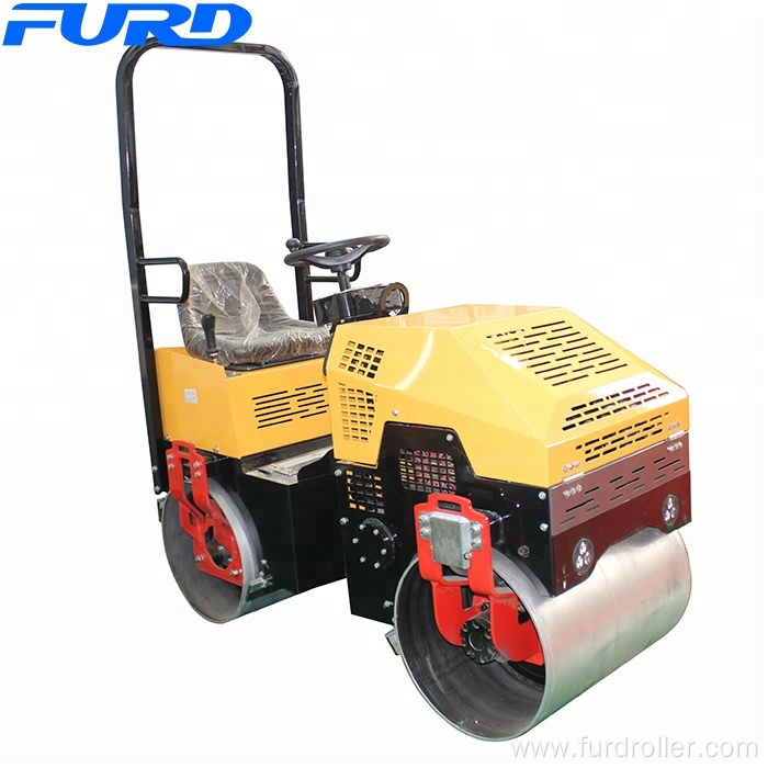 Russian Earthwork Compaction Machine 1ton Vibrating Road Roller for Sale(FYL-880)