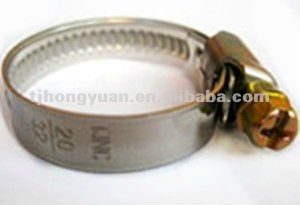Stainless Steel German Type Worm Drive Hose Clamp