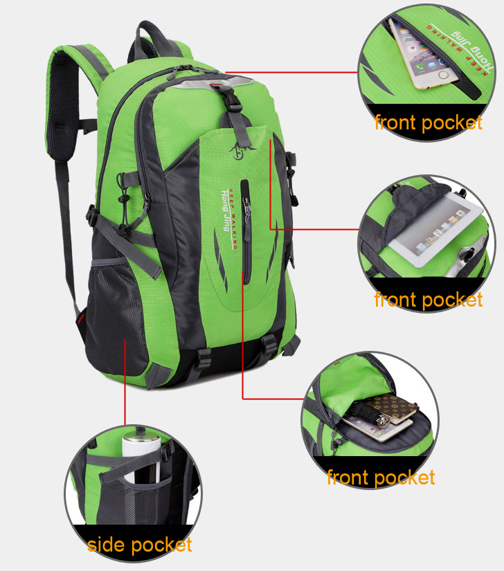 Hot-selling Outdoor hiking backpack Mountaineering Sport Bag Men And Women camping bag hiking travel bag