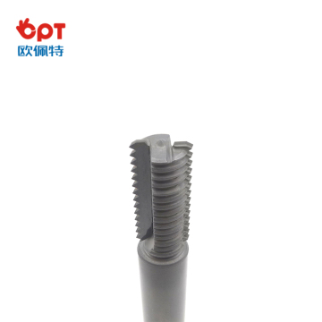 PCD groove thread milliing rod cutter for metal