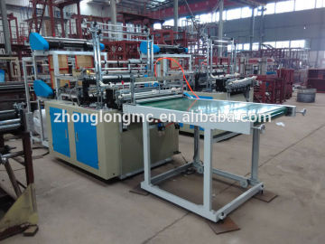 Plastic bag forming machine, t-shirt bag, flat bag