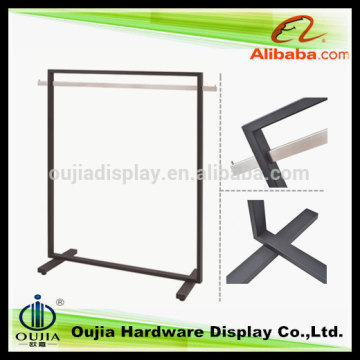 clothes store racks/garment hanging display stand/hanging clothes stand