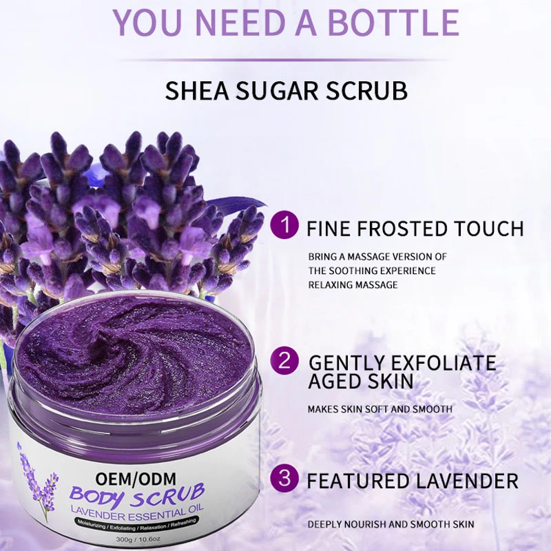 New Products Shea Butter Body Scrub Whitening Nourishing Exfoliating Gommage Corps Exfoliante Skin Care Clean Bodyscrub