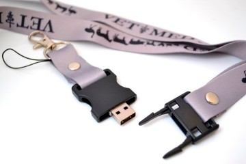 Conference Lanyard USB Flash Drive 8Gb Flash Drive