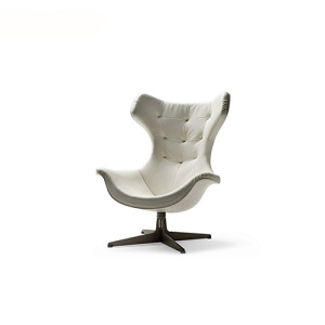 Poltrona Regina II Fauteuil pivotant en acier peint