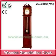 Wooden quartz analog grandfather clocks wholesale