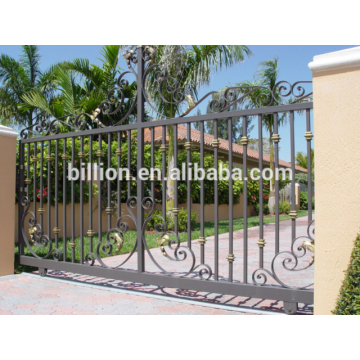 wrought iron sliding gate designs