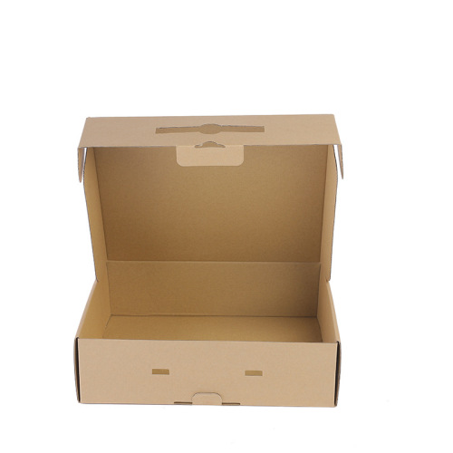 Caja de envío de zapatos de embalaje personalizado de cartón corrugado plegable