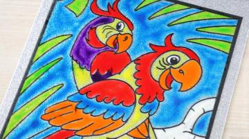 Window Art KIT Create Colorful Suncatcher Craft Kit