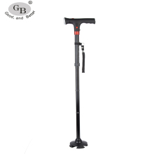 2017 new Folding LED Light For Walking Cane Arm Walking Cane with sos