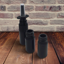 Black Plastic Portable 5ml Nasal Spray Bottle Head