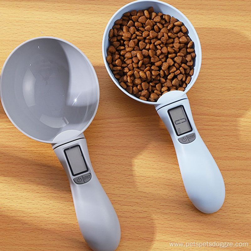 Travel Electronic Pet Drinking Bowl Food Measuring Spoon