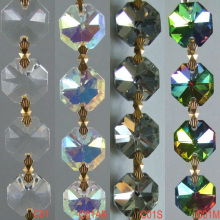2016 Fashion octagonal Crystal chains and chandelier chians for home decoration
