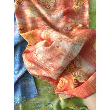 Textiles Impresión de telas de moda Rayon para mujeres blusas