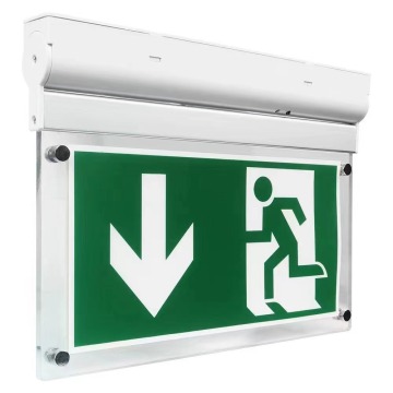 LED Exit Sign With Emergency Lights