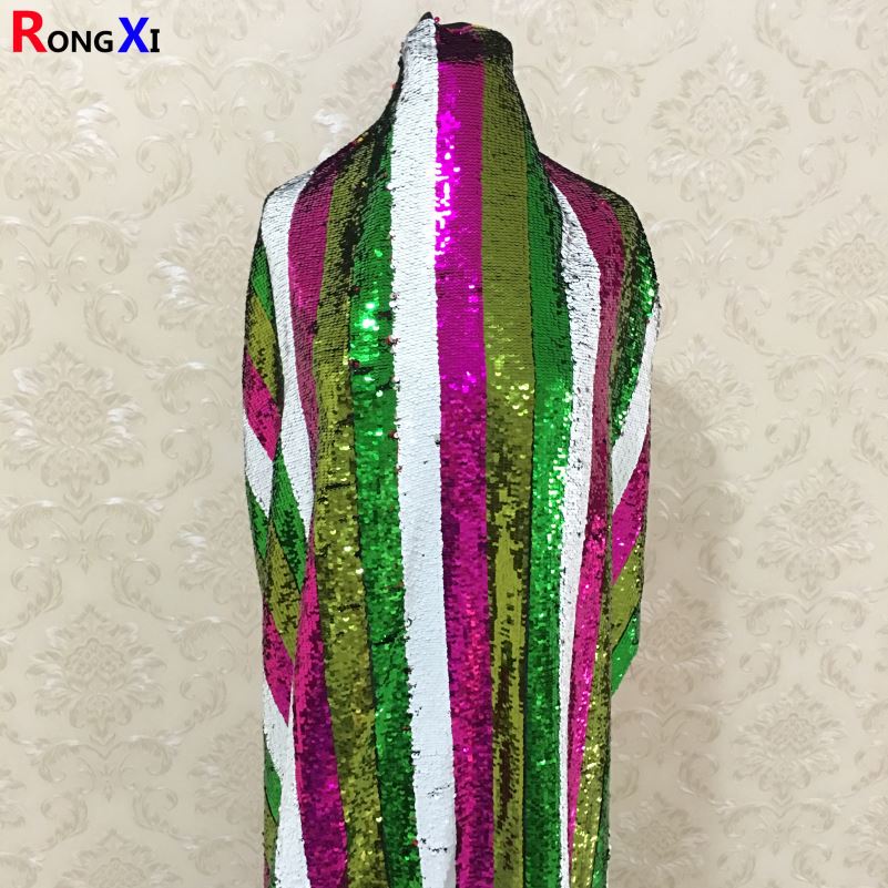 RXF0656 Hot Selling lace Embroidered Fabric Sequin