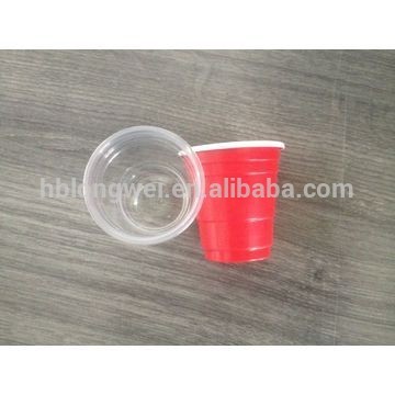 2oz red plastic shot cups liquor cups