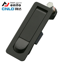 Mode MS606 Plane Panel Lock Black - Distribution Cabinet Lock Compression Latch