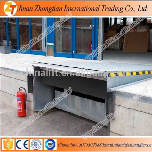 Best selling stationary truck ramp dock leveler/ stationary yard ramp