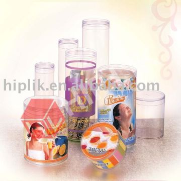 Clear packaging tube