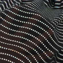 Polyester Spandex Mixed Sequinned Cloth