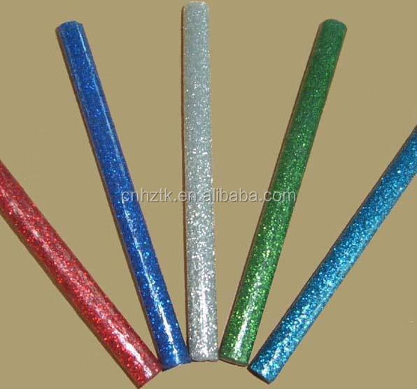 Colorful hot melt glue sticks glitter hot melt glue sticks