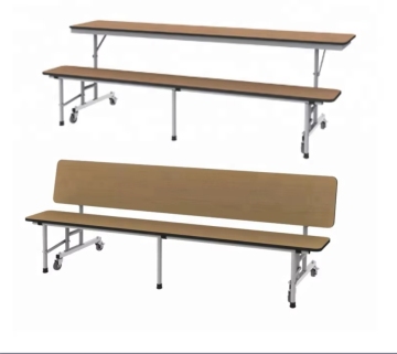 Best Warehouse Folding Chair with Tablet Gym School Chair with Desk Staircase Student Chair School