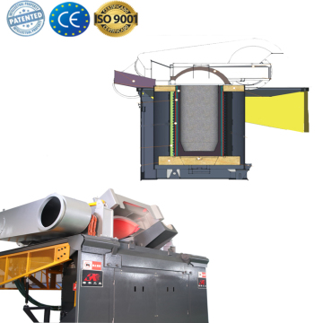 Electric heater steel shell induction metal melter