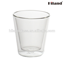 Promotional double wall borosilicate glass tea cup