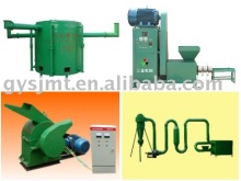 bbq burning use energy saving wood charcoal moulding machine