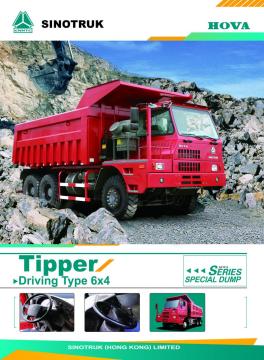 Sinotruk hova mining dump trucks