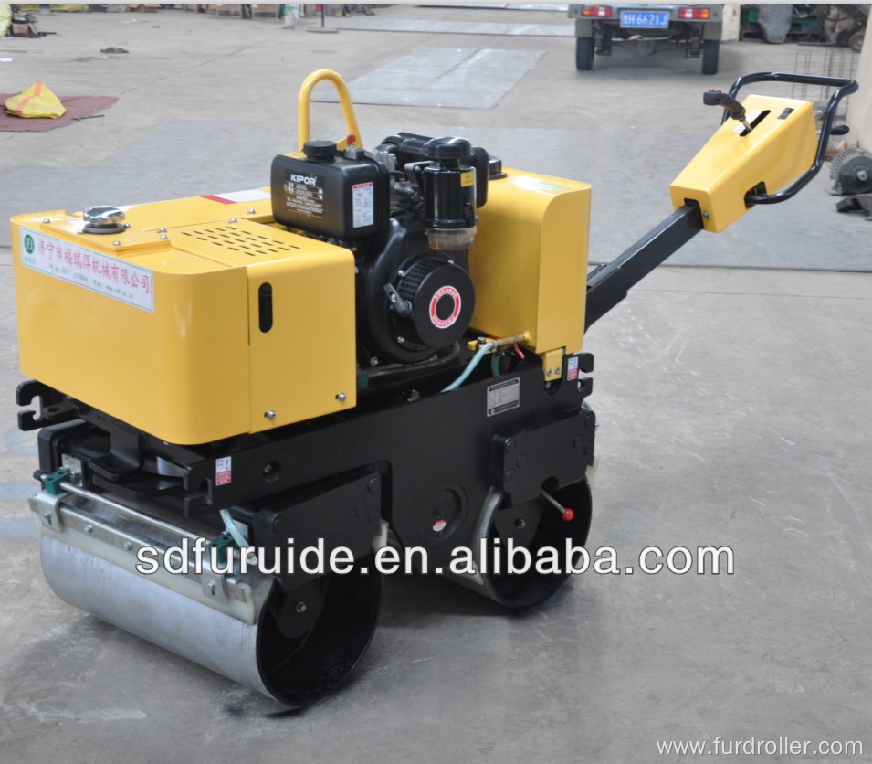 double drum vibratory manual hydraulic small asphalt roller for sale