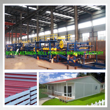 sandwich panel production line polystyrene composite panel forming machine