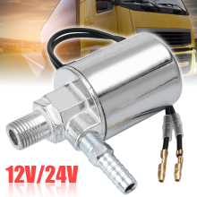 Mayitr 12V 24V Electric Solenoid Valve Air Horns & Air Ride Systems 1/4inch Metal Train Truck Air Horn Solenoid Valve