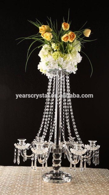 WEDDING STAGE CRYSTAL CANDLE STANDS