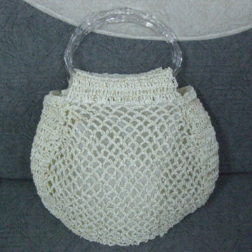 HIFA Knitting Straw Handbag Paper Crochet Bag