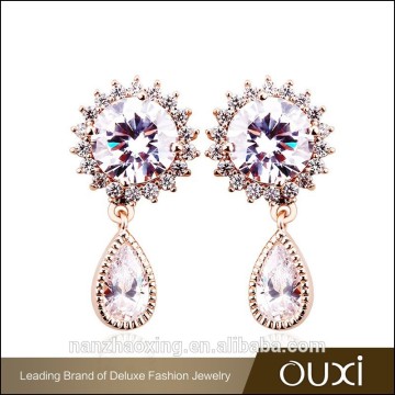 OUXI 2015 Charming wholesale women fashion rhinestone earring