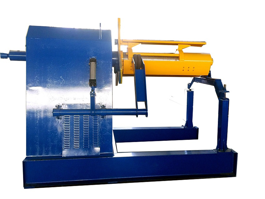 Hydraulic wire decoiler with straightening machine manufacture