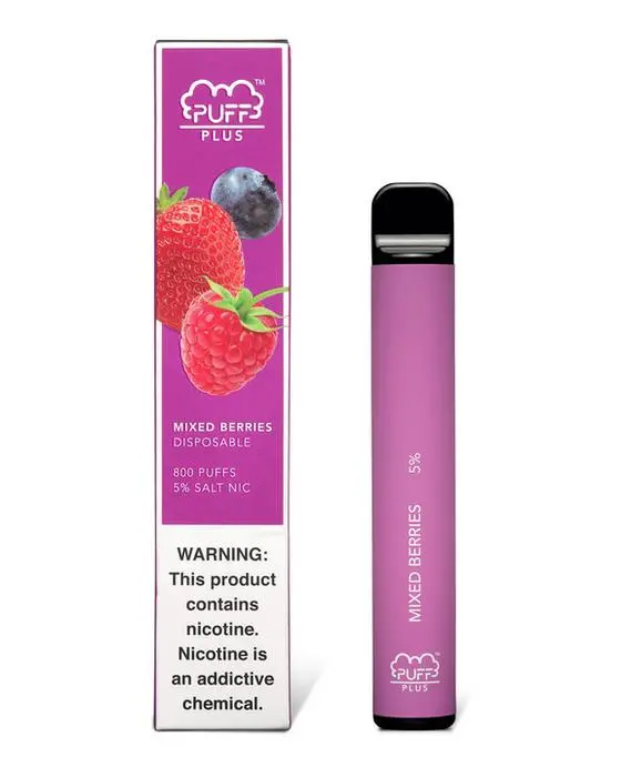 2021 Newest More Than 60 Flavors 800puffs Puff Plus Disposable Vape